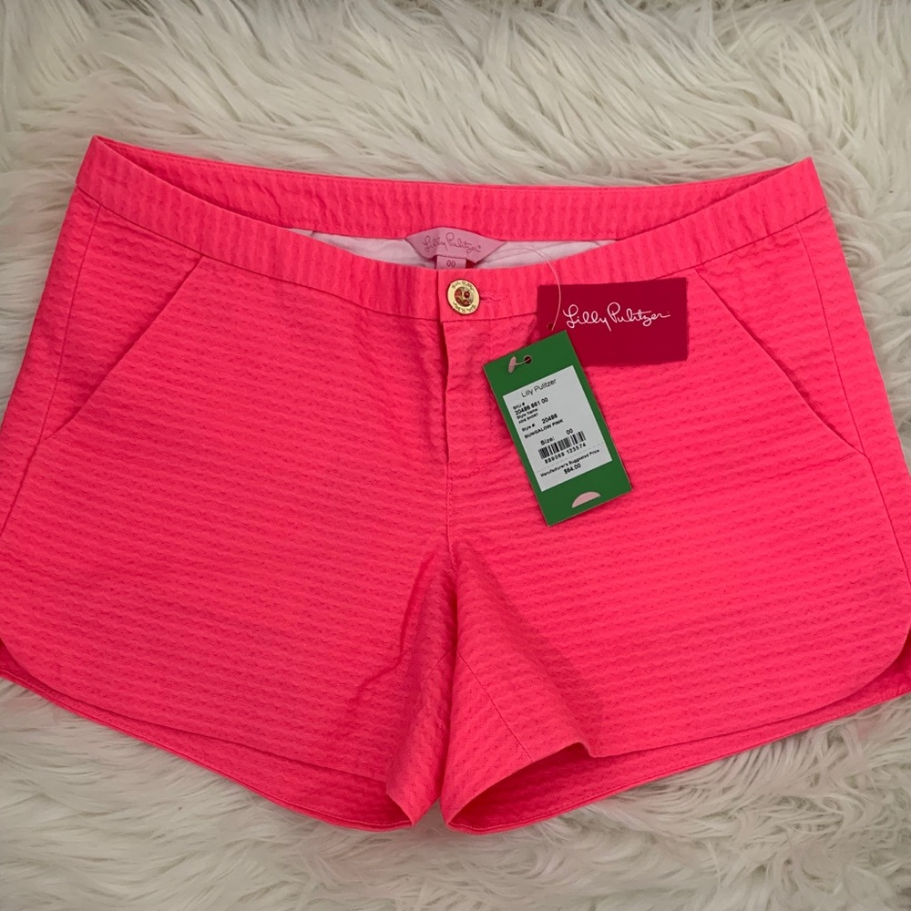 NWT Lilly Pulitzer Adie Shorts• Bungalow Pink sz00